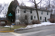 3402 MONROE ST, a Greek Revival inn, built in Madison, Wisconsin in 1853.