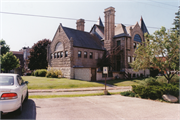 105 W PARK AVE, a Romanesque Revival library, built in Beaver Dam, Wisconsin in 1890.