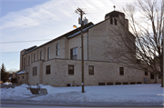 1121 N 14TH  ST, a Art Deco church, built in Manitowoc, Wisconsin in 1951.