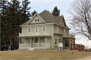 3562 STH 19, a American Foursquare house, built in Sun Prairie, Wisconsin in 1890.