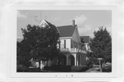 208 E MAPLE ST, a Italianate house, built in Lancaster, Wisconsin in 1858.