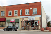 425-427 E MAIN ST, a Commercial Vernacular retail building, built in Waupun, Wisconsin in 1893.