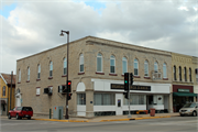 400 E MAIN ST, a Italianate large retail building, built in Waupun, Wisconsin in 1868.