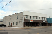 9-13 FOND DU LAC ST, a Commercial Vernacular meeting hall, built in Waupun, Wisconsin in 1850.