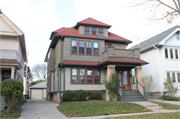 2259 & 2261 N 61ST ST, a American Foursquare duplex, built in Wauwatosa, Wisconsin in 1924.