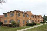 7926 W North Avenue, a Colonial Revival/Georgian Revival apartment/condominium, built in Wauwatosa, Wisconsin in 1950.
