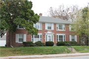 8130 W North Avenue, a Colonial Revival/Georgian Revival apartment/condominium, built in Wauwatosa, Wisconsin in 1946.