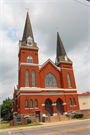 313 E MONTELLO ST, a Early Gothic Revival church, built in Montello, Wisconsin in 1913.