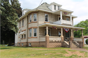 351 E MONTELLO, a American Foursquare house, built in Montello, Wisconsin in 1905.