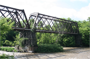 WEST OF S BROADWAY @ RED CEDAR RIVER, a NA (unknown or not a building) steel beam or plate girder bridge, built in Menomonie, Wisconsin in 1893.