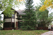 329 PARK CIR SE, a Arts and Crafts house, built in Menomonie, Wisconsin in 1914.