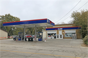 127 E CHURCH ST, a Twentieth Century Commercial gas station/service station, built in Oakfield, Wisconsin in 1940.