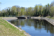 END OF POWER DAM RD AT PINE RIVER, a NA (unknown or not a building) dam, built in Commonwealth, Wisconsin in 1921.