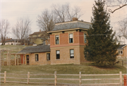 329 5TH ST, a Second Empire house, built in Mineral Point, Wisconsin in 1842.