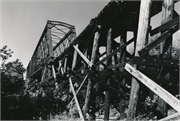 WEST OF S BROADWAY @ RED CEDAR RIVER, a NA (unknown or not a building) steel beam or plate girder bridge, built in Menomonie, Wisconsin in 1893.