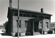 109 W BLACKHAWK, a Greek Revival house, built in Prairie du Chien, Wisconsin in 1842.