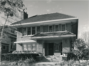 2319-2321 N SHERMAN BLVD, a Prairie School duplex/two-flat, built in Milwaukee, Wisconsin in 1916.