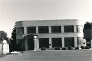 333 1ST ST, a Art/Streamline Moderne dairy processing facility, built in Menasha, Wisconsin in 1949.
