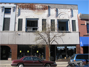 320 Pearl Street, a Commercial Vernacular retail building, built in La Crosse, Wisconsin in 1889.