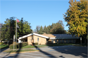 155 E 1ST ST, a Usonian library, built in New Richmond, Wisconsin in 1963.