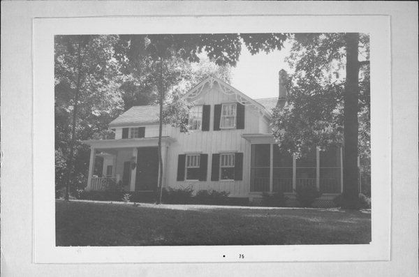 603 COLLINS Property Record Wisconsin Historical Society