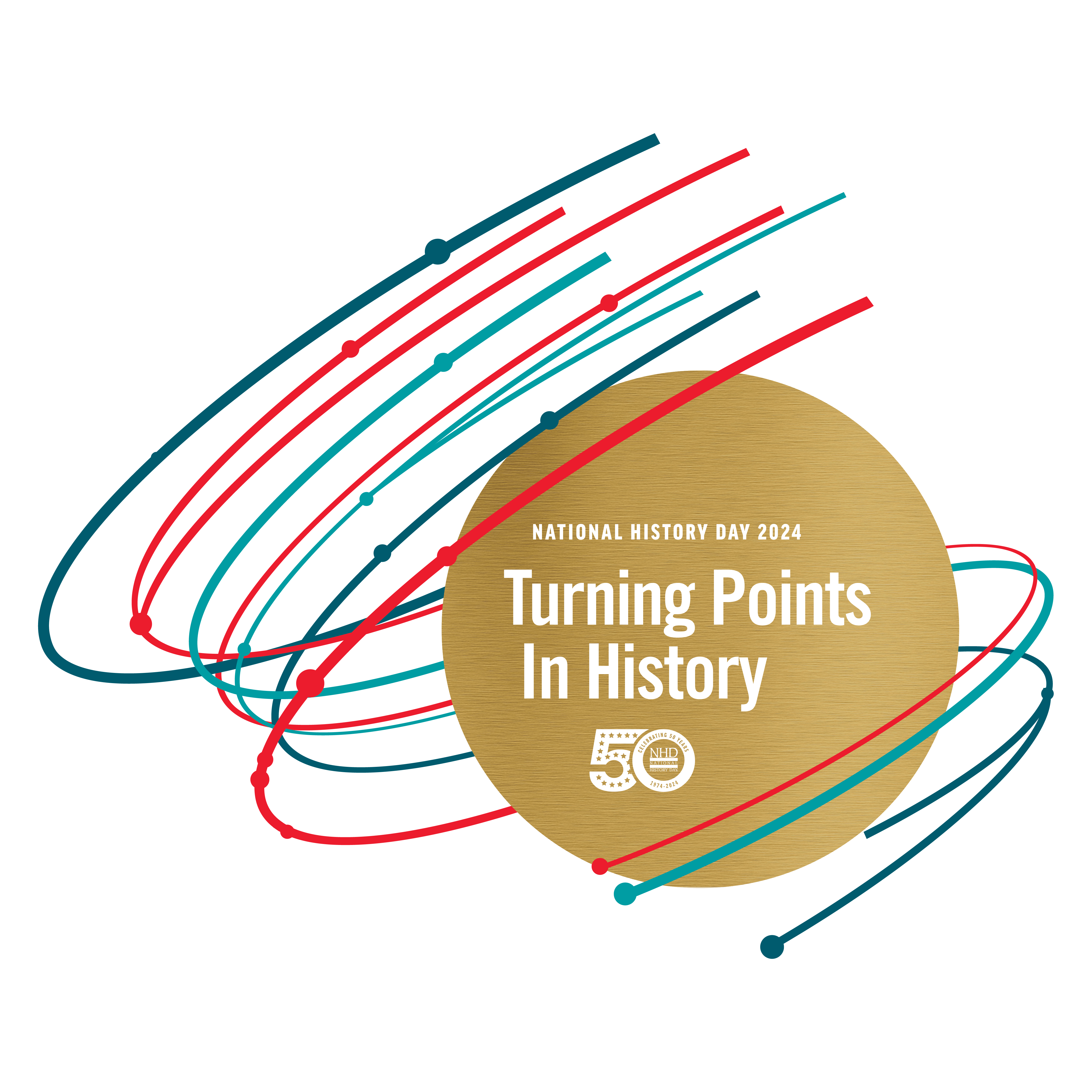 National History Day 2024. Turning Points in History. 50 Year anniversary of NHD.
