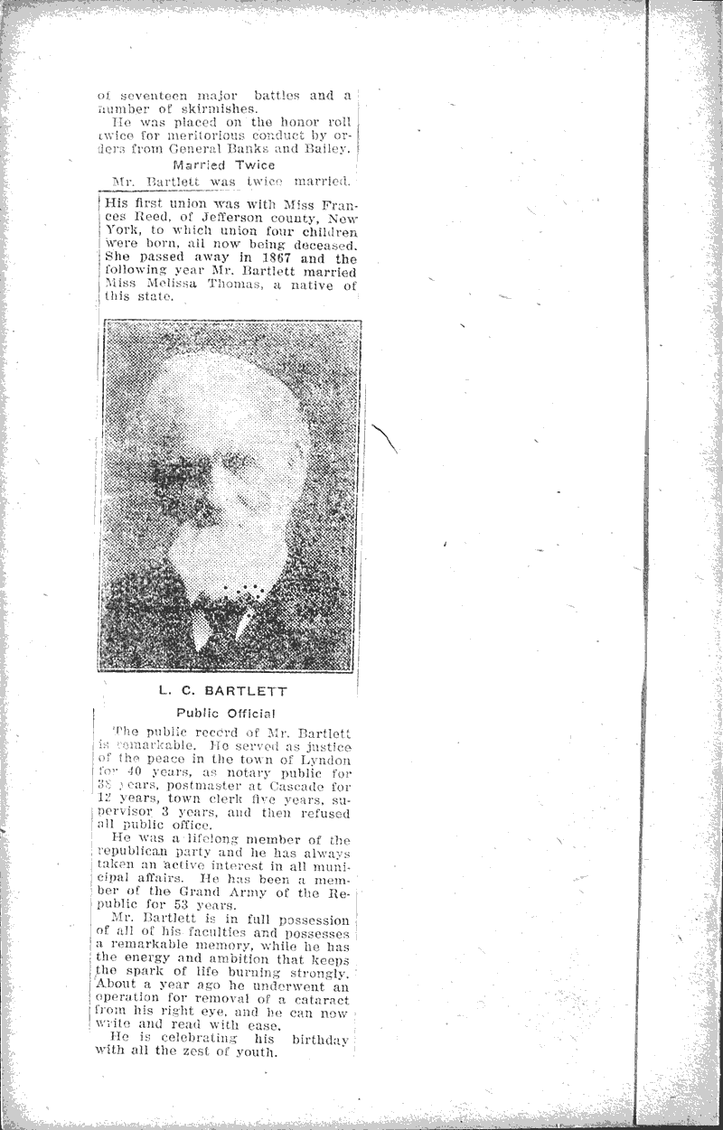  Source: Sheboygan Press Topics: Civil War Date: 1921-04-09