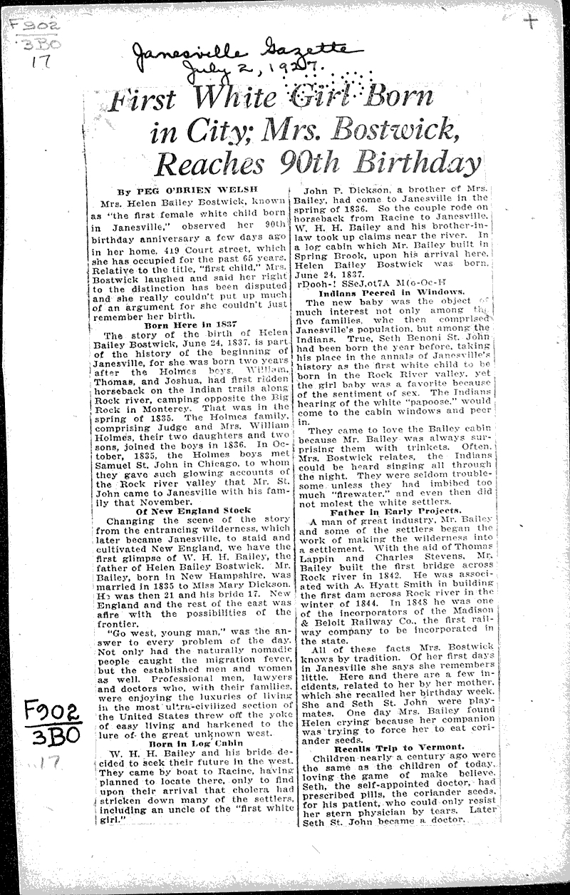  Source: Janesville Gazette Date: 1927-07-02
