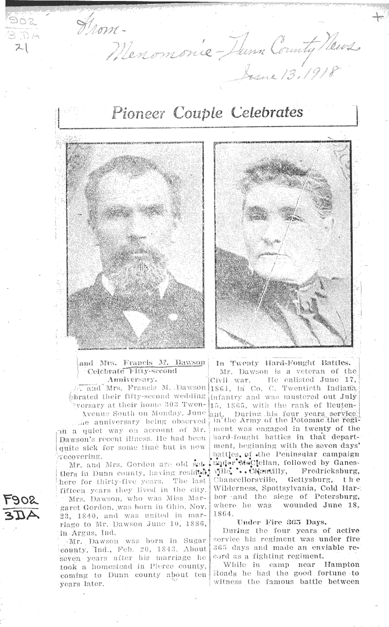  Source: Dunn County News Date: 1918-06-13