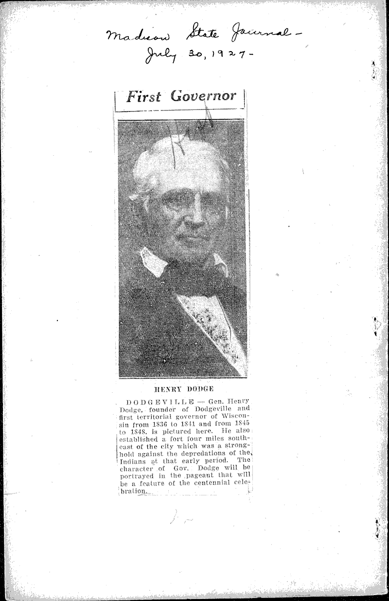  Source: Wisconsin State Journal Date: 1923-03-11