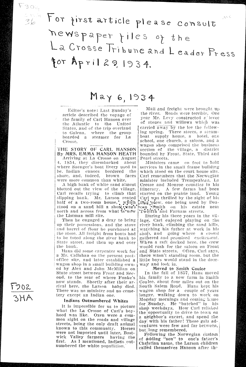  Source: La Crosse Tribune and Leader-Press Date: 1934-05-06