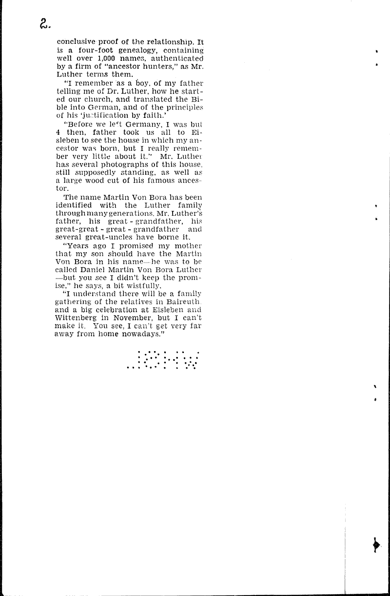  Source: Milwaukee Journal Topics: Church History Date: 1933-10-15