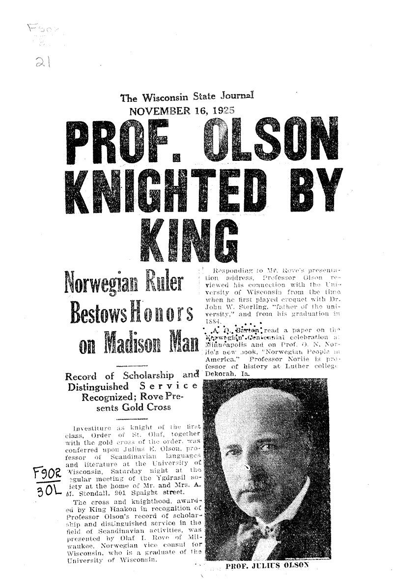  Source: Wisconsin State Journal Topics: Education Date: 1925-11-16
