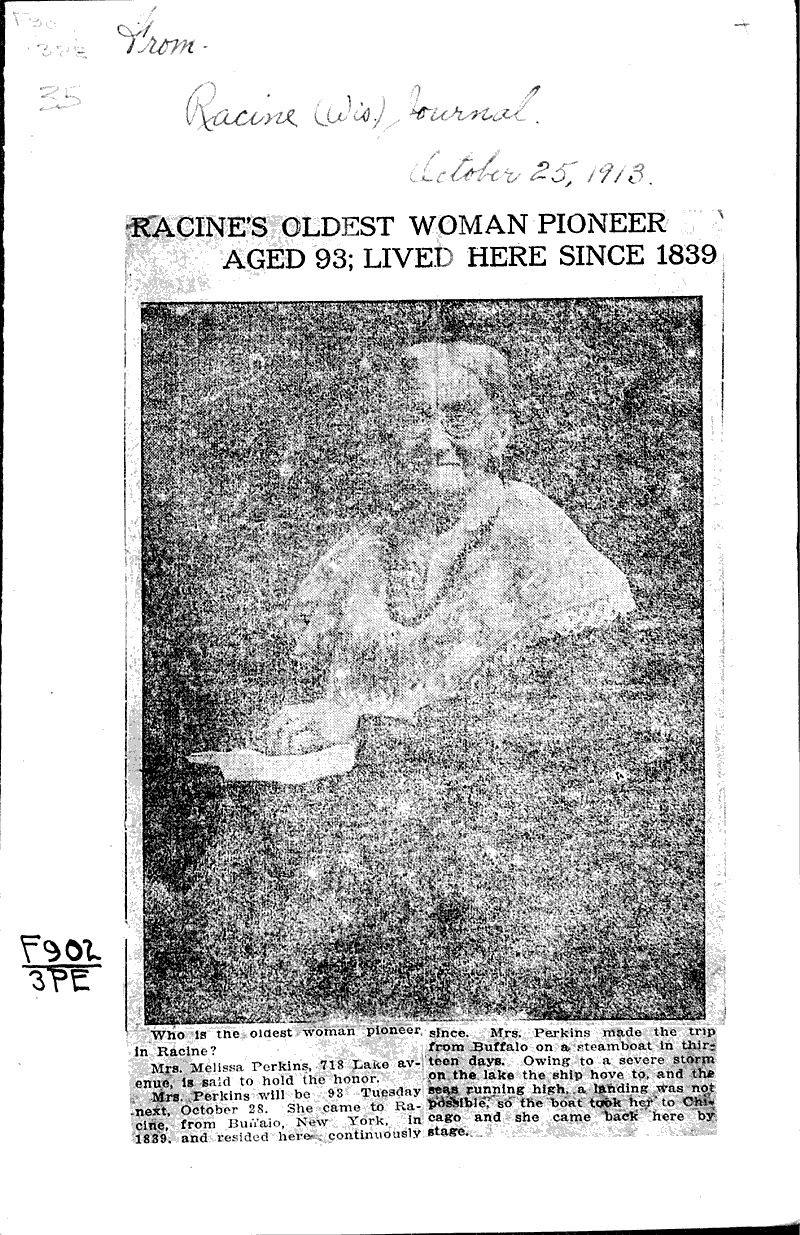  Source: Racine Journal Date: 1913-10-25