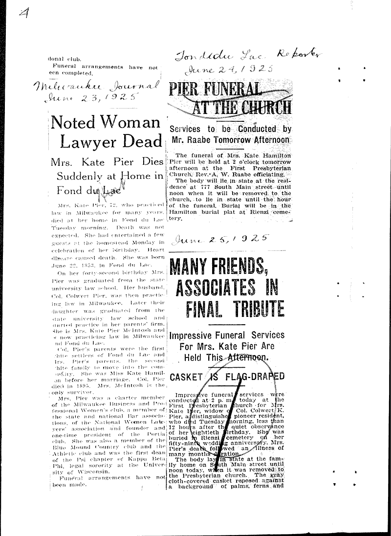  Source: Fond du Lac Daily Reporter Topics: Social and Political Movements Date: 1925-06-25