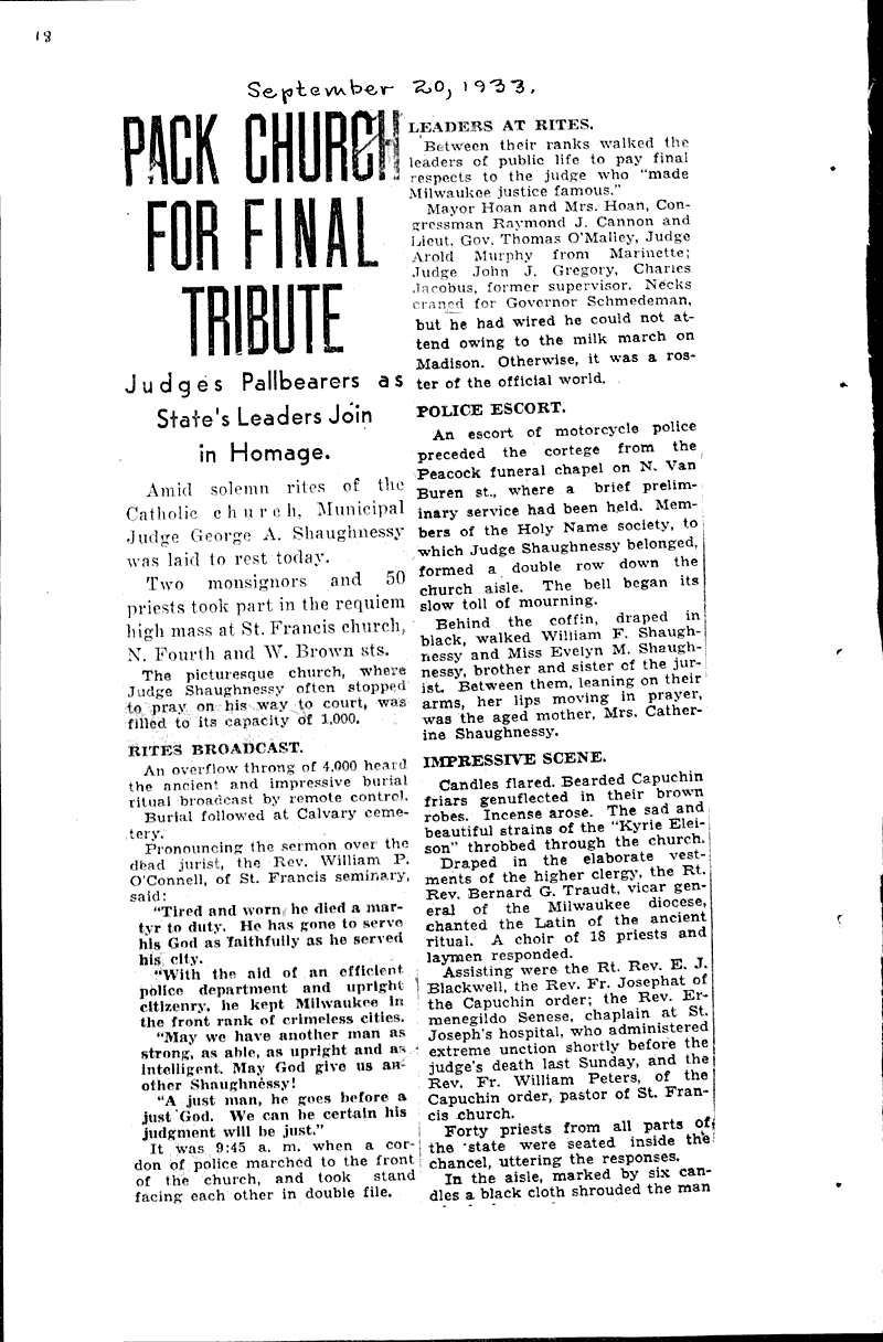  Source: Milwaukee Sentinel Topics: Government and Politics Date: 1933-09-14