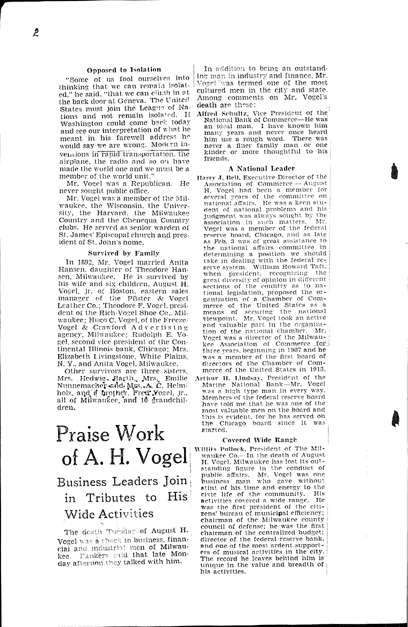  Source: Milwaukee Journal Topics: Industry Date: 1930-02-18