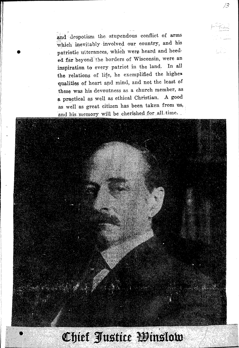  Source: Wisconsin State Journal Topics: Government and Politics Date: 1920-07-13