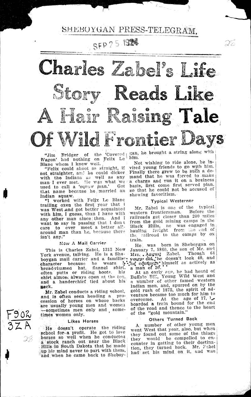  Source: Sheboygan Press-Telegram Topics: Voyages and Travels Date: 1924-09-25