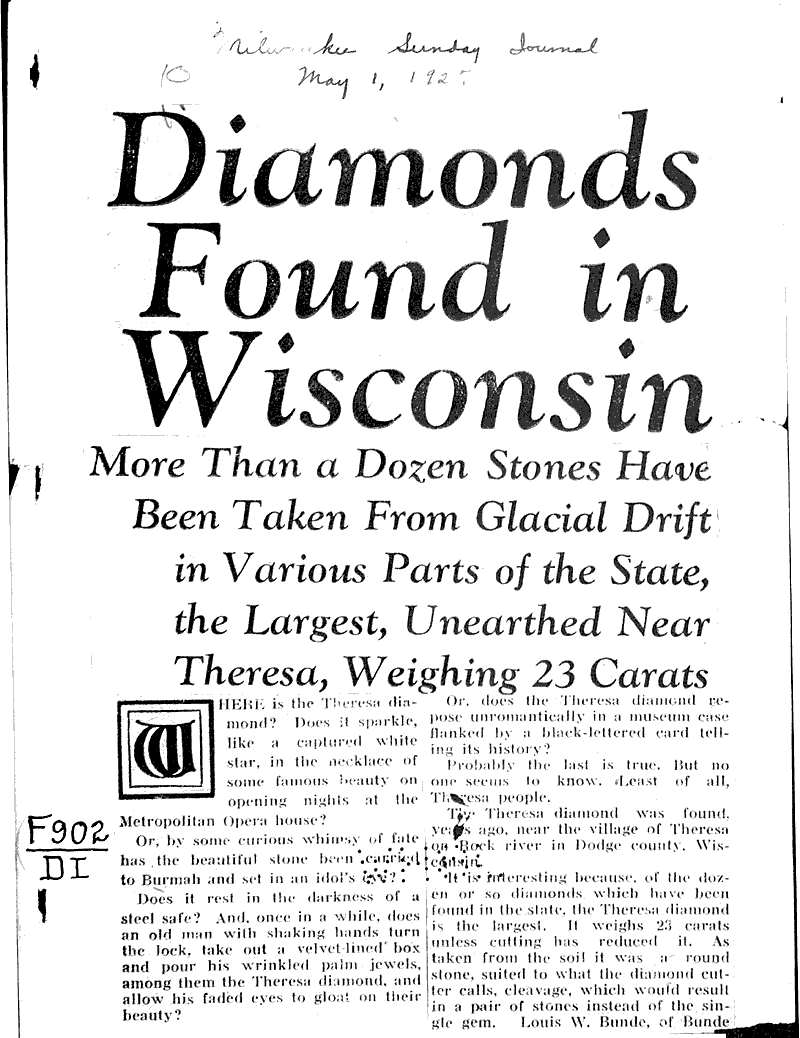  Source: Milwaukee Sunday Journal Topics: Industry Date: 1927-05-01