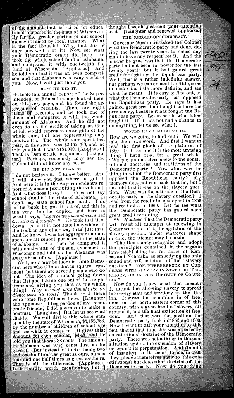  Source: Abbotsford Clarion Topics: Government and Politics Date: 1880-11-03