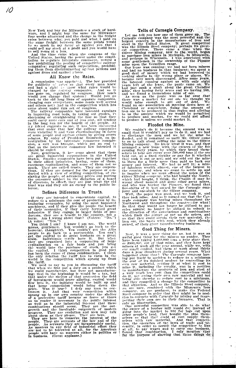  Source: Milwaukee Sentinel Topics: Government and Politics Date: 1902-10-14