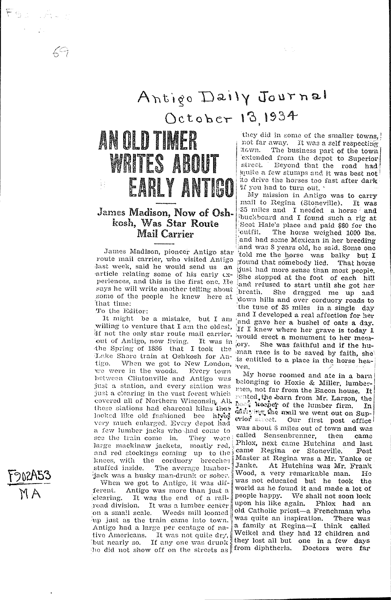  Source: Antigo Daily Journal Date: 1934-10-13