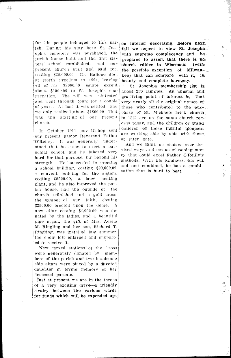  Source: Baraboo Daily News Topics: Church History Date: 1924-04-26