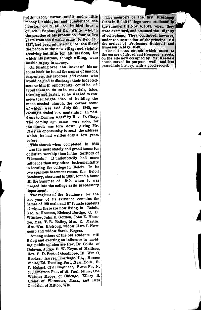  Source: Beloit Free Press Date: 1897-01-13