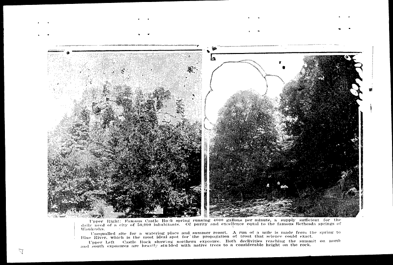 Castle Rock - nature's favorite child Source: Fennimore Times Date: 1924-01-16