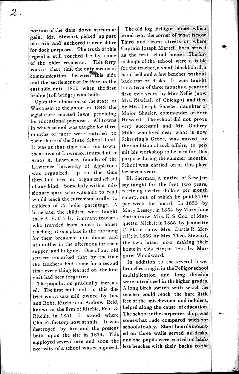  Source: De Pere Democrat Topics: Education Date: 1906-06-08