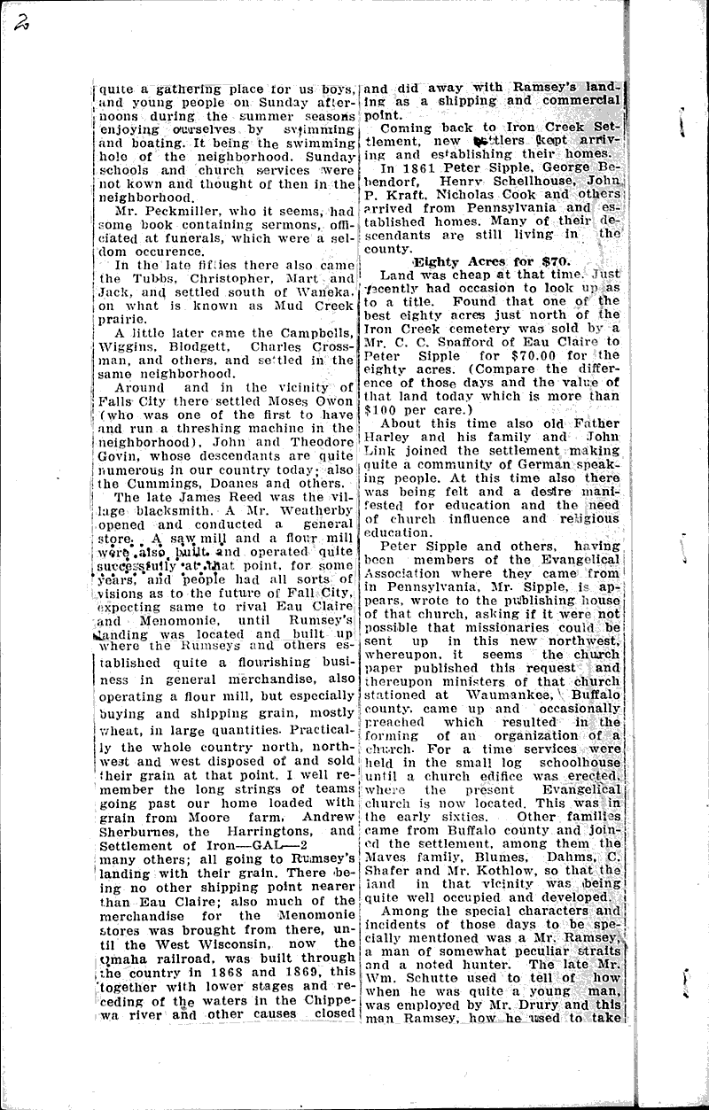  Source: Eau Claire Leader Topics: Immigrants Date: 1919-10-26