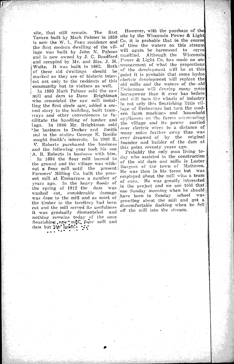  Source: Clintonville Tribune Topics: Architecture Date: 1927-11-04