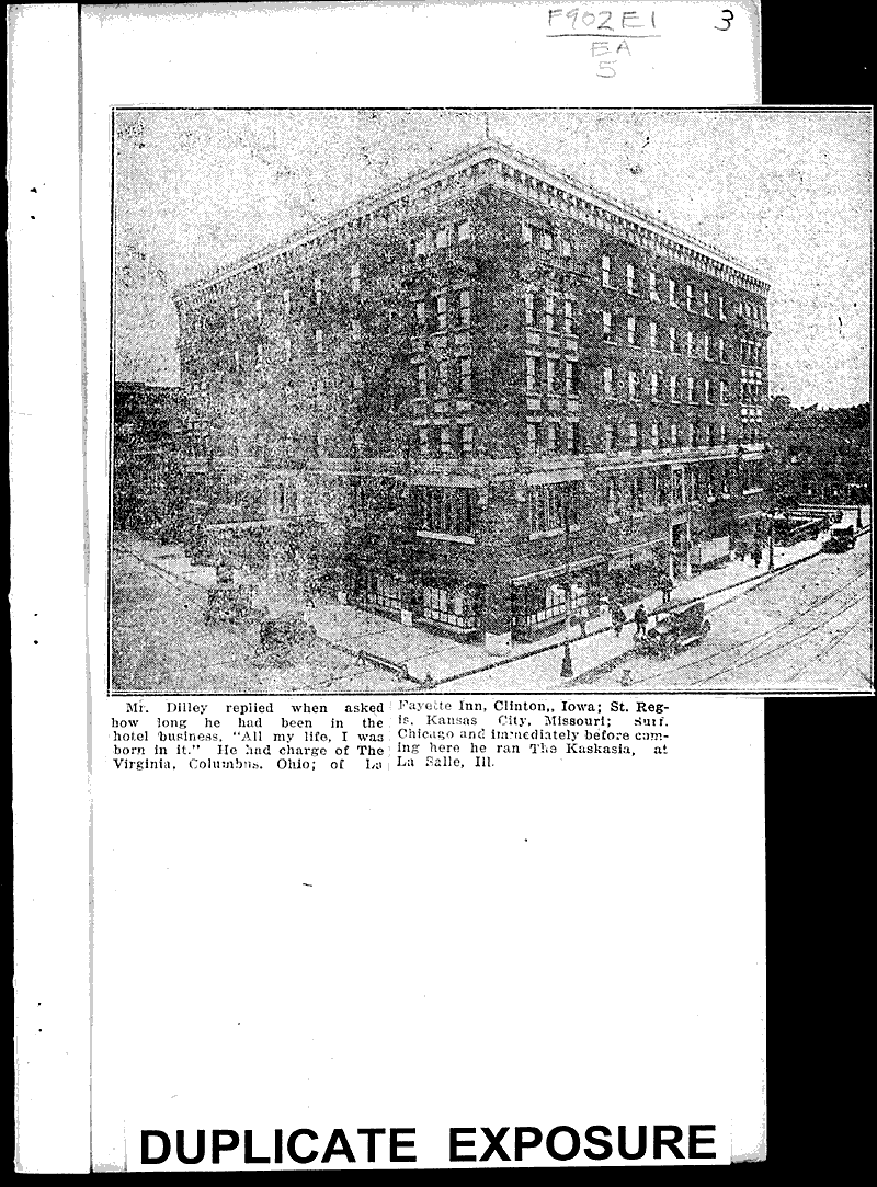  Source: Eau Claire Telegram Topics: Architecture Date: 1921-06-06